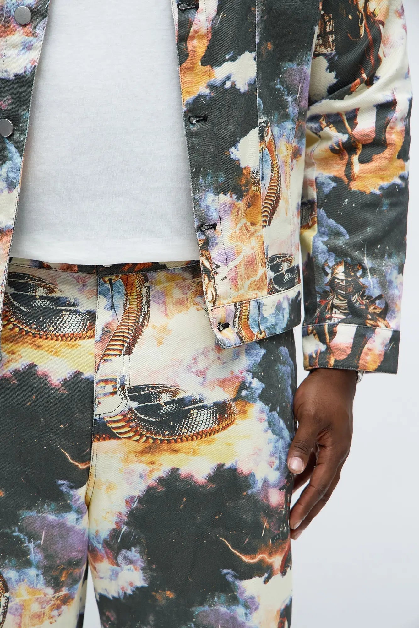 Baggy Printed Guardian Pant - Multi Color