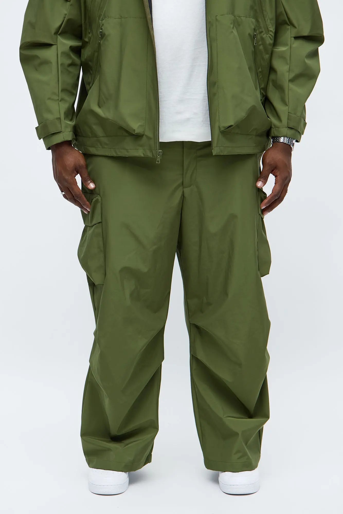 Baggy Peak Tech Cargo Pant - Olive