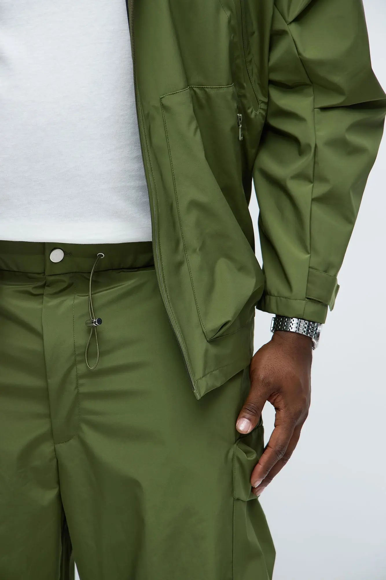 Baggy Peak Tech Cargo Pant - Olive