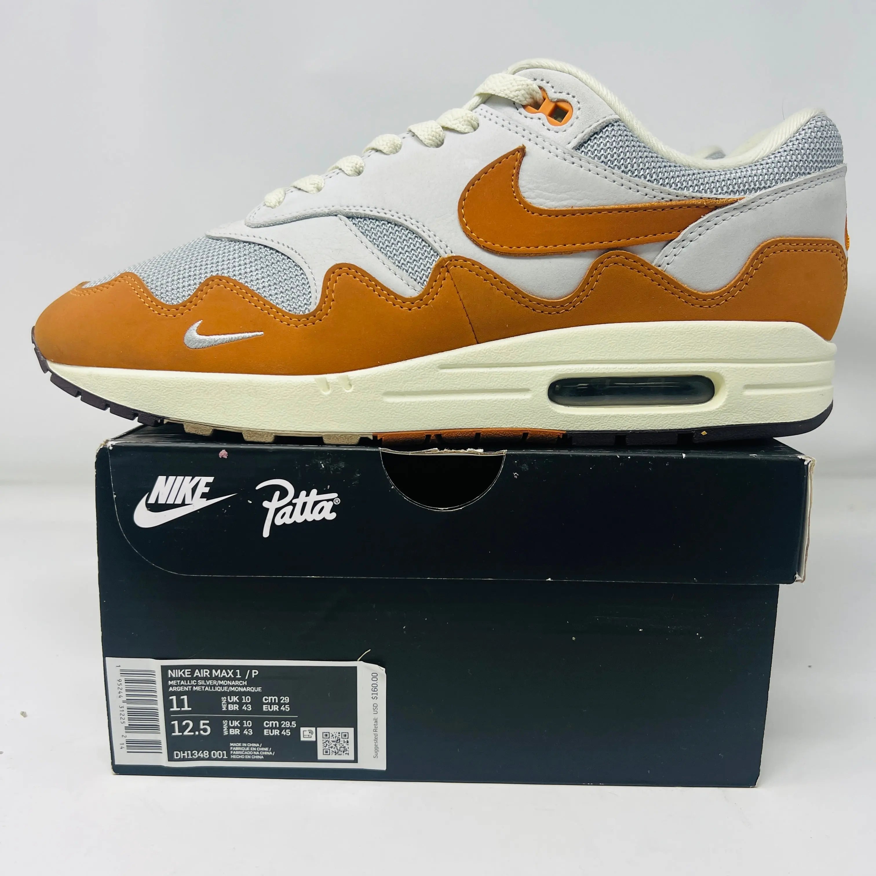 Nike Air Max 1 Patta Waves Monarch (with Bracelet)