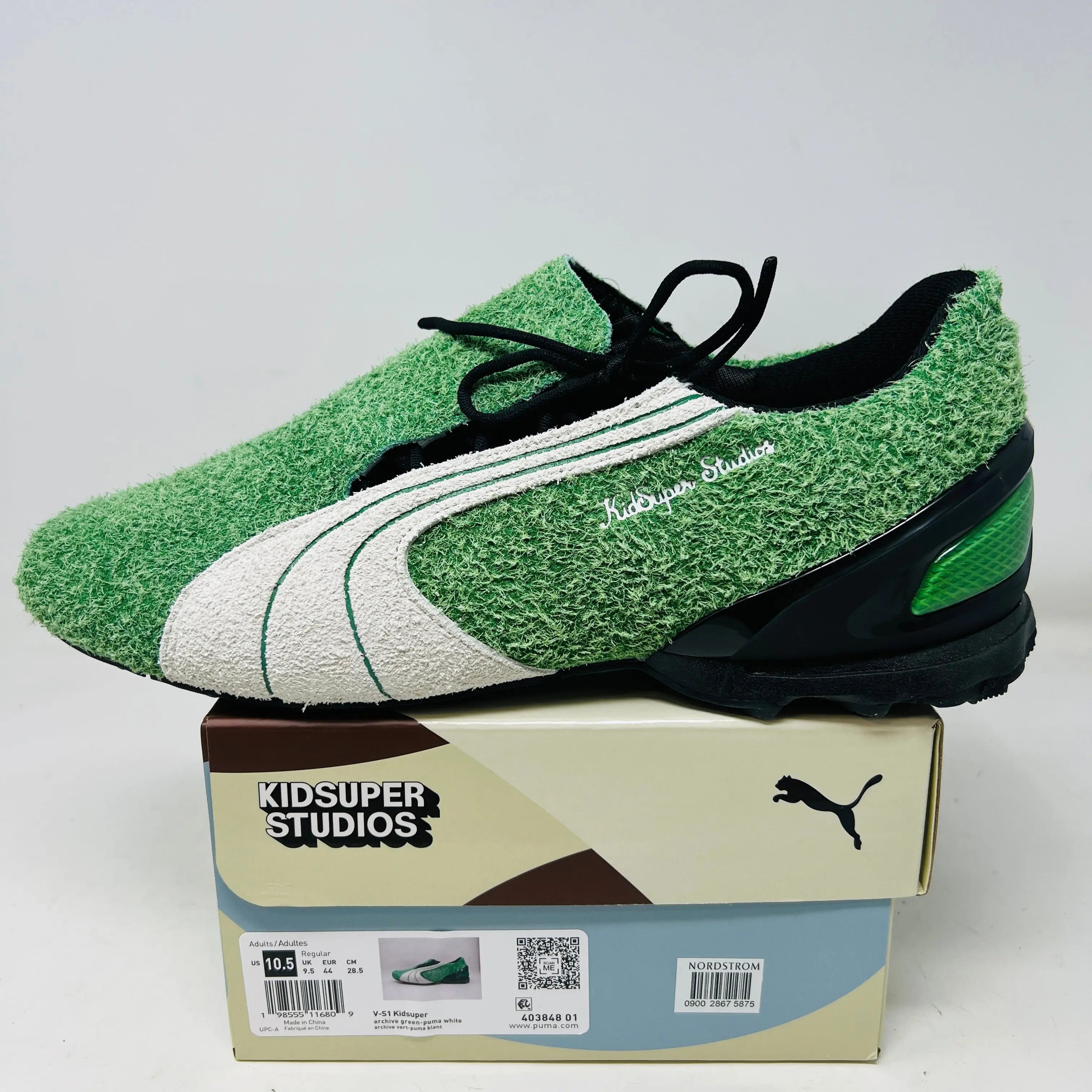 Puma V-S1 KidSuper Archive Green White