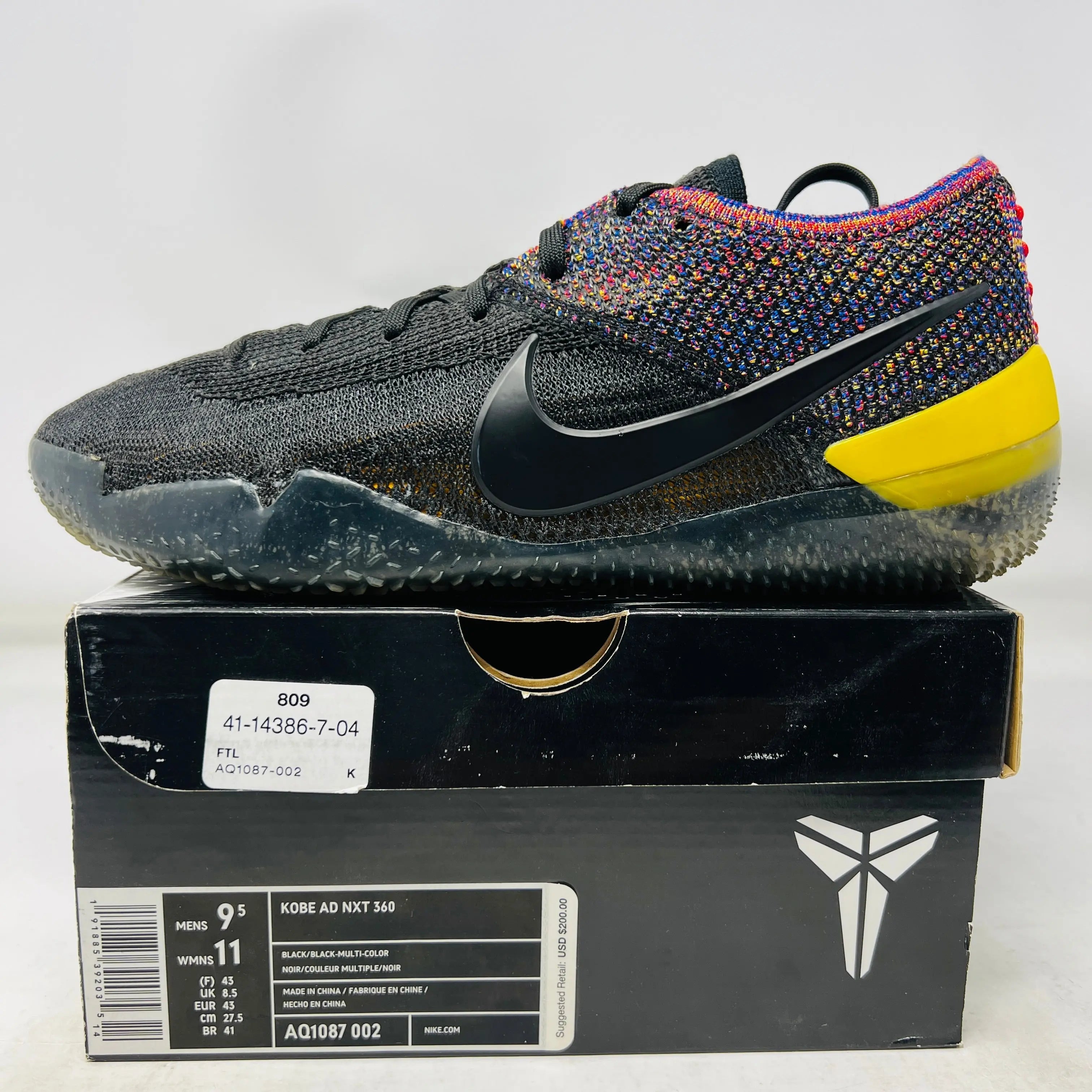 Nike Kobe NXT 360 Black Multi-Color 2.0