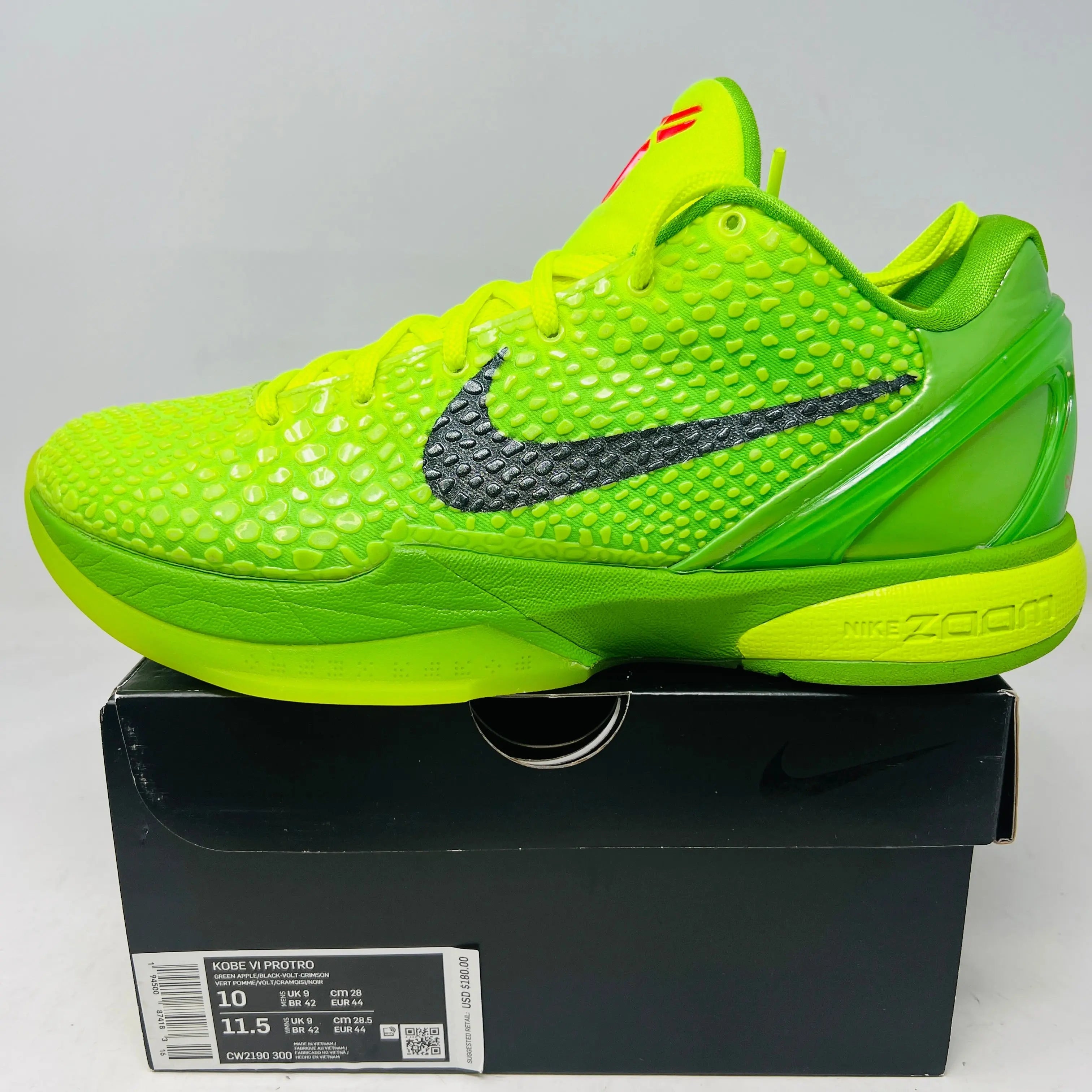 Nike Kobe 6 Protro Grinch (2020)
