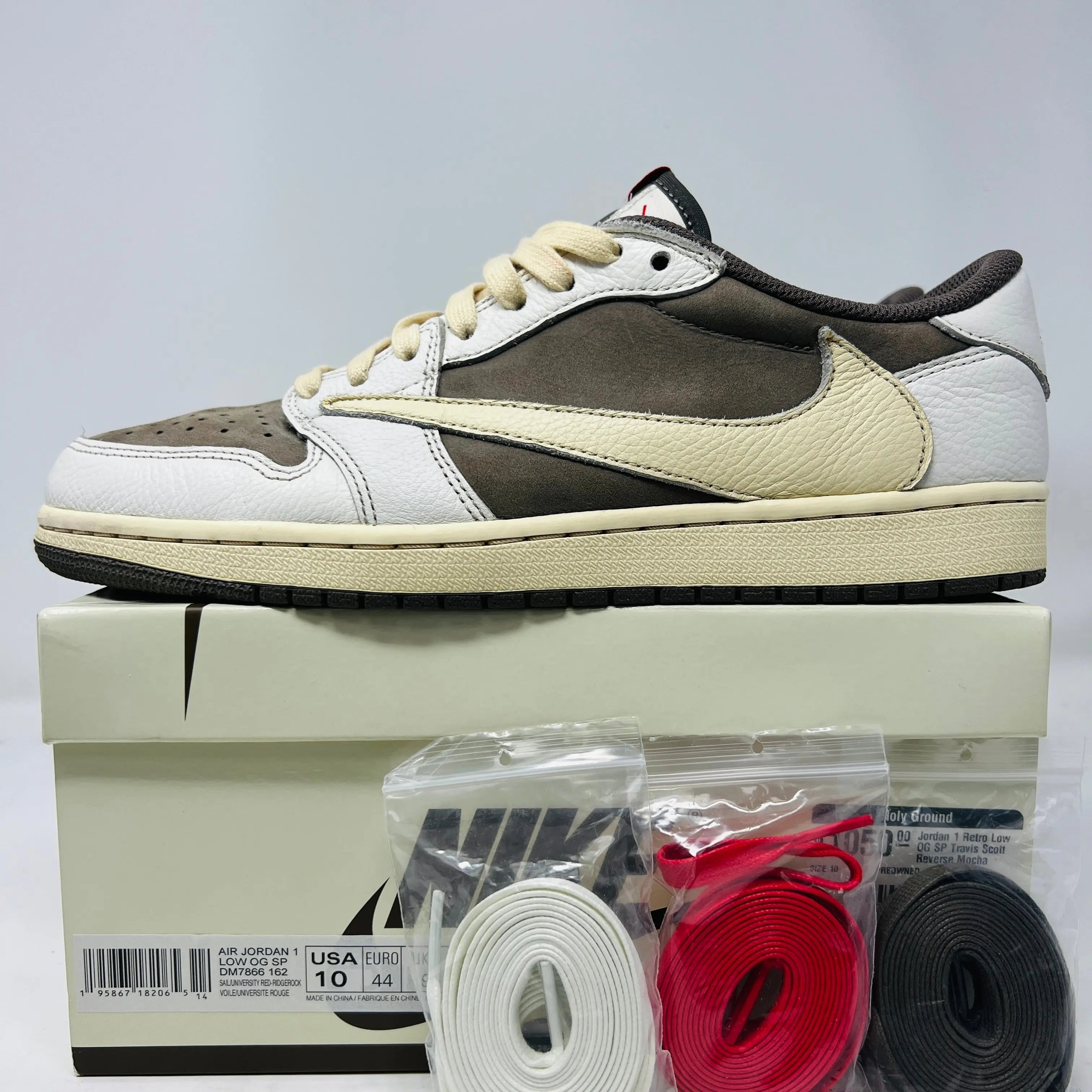 Jordan 1 Retro Low OG SP Travis Scott Reverse Mocha