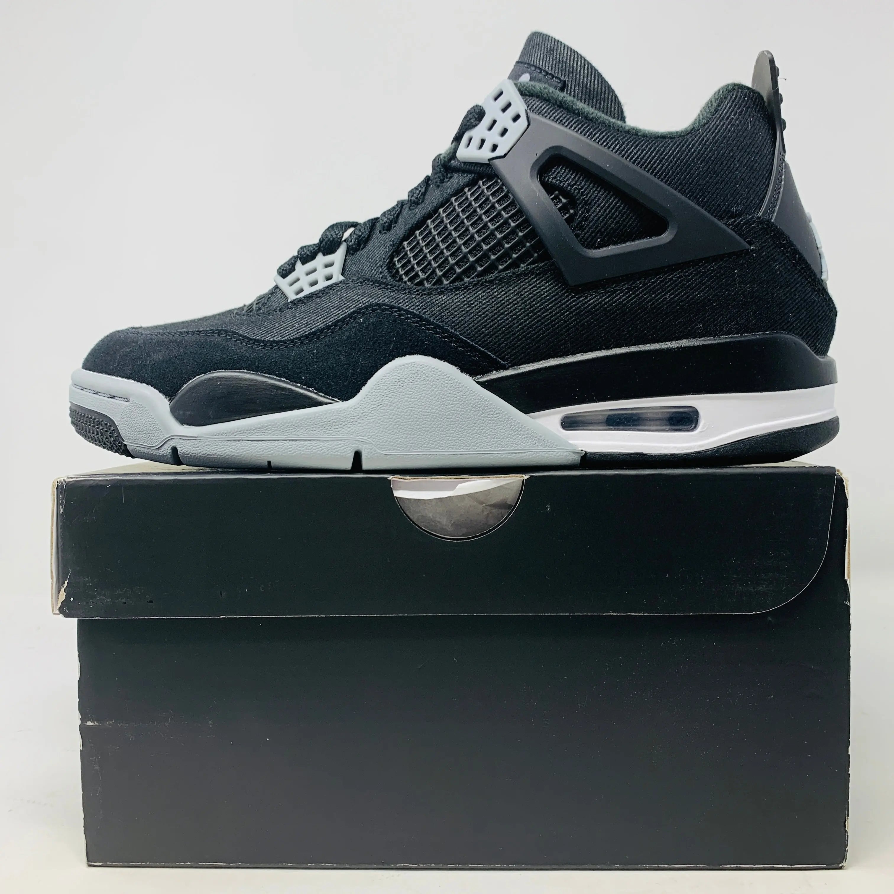 Jordan 4 Black Canvas