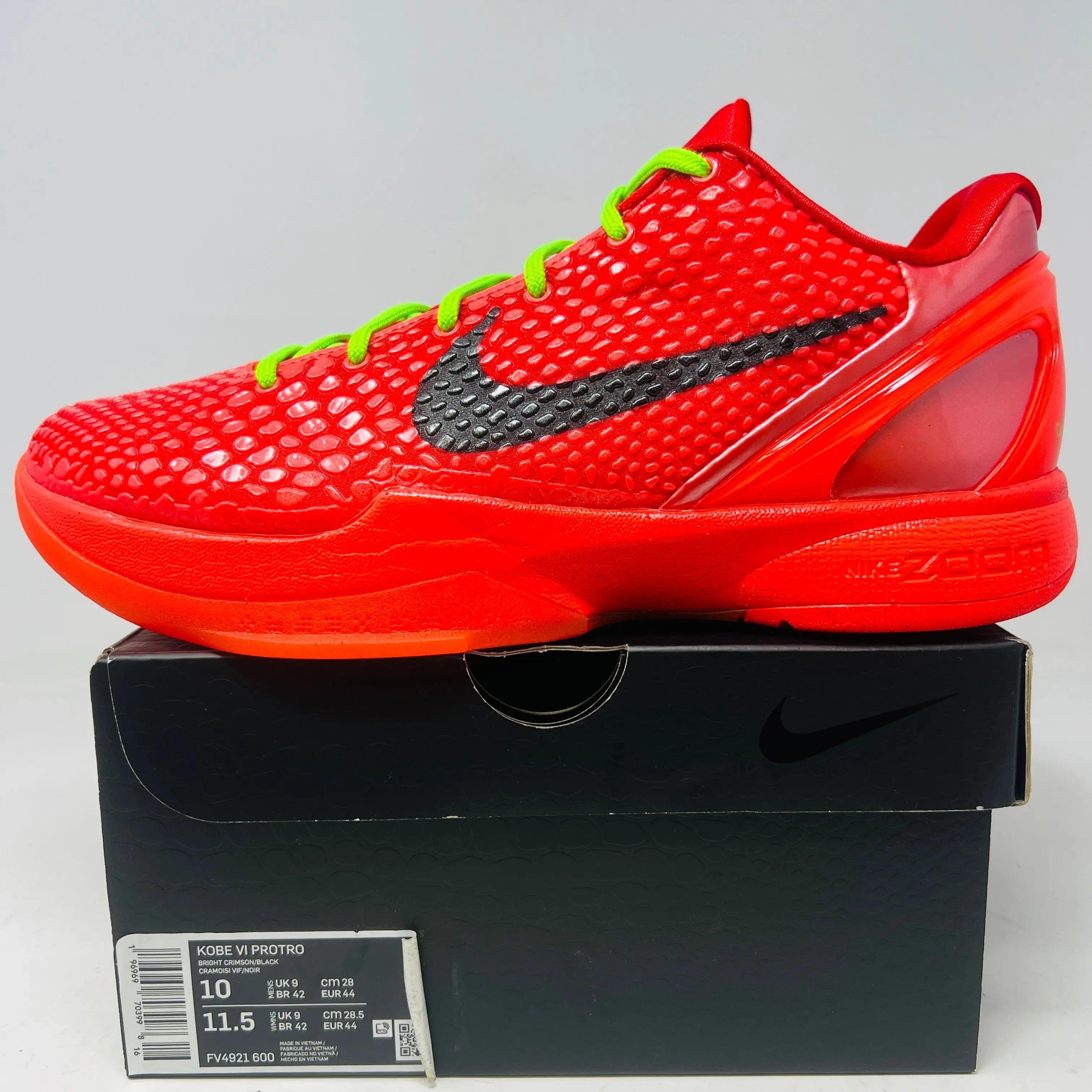 Nike Kobe 6 Protro Reverse Grinch